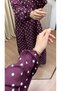 Women's Polka Dot Patterned Mngo Dress Code:Js26Modalpuanti̇ye (Unlined) - 5