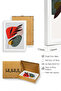 White Wooden Framed 2 Piece Set Painting Huhu44 - 2