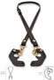 Longchamp Compatible Adjustable Bag Shoulder Strap Accessory Bag Handle Strap 3 Pieces Brown - 2