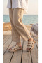Round Three-Stripe Gold Buckle Detailed High Heeled Comfortable Women's Summer Slippers Sandals - 5