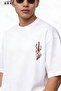 Unisex Tiger's Sword Printed Sweatshirt Top and Bottom Tracksuit Set Summer Comfortable Fit Combination - 5