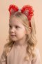 Girl's Lace Detailed Transparent Eared Crown - Sparkling Hair Accessory with Sequin Filling Inside - 3