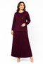 Women's Middle-Aged and Above Large Size Simple Stone Embroidered Mother Pleated Skirt Blouse Set 25535 - 2
