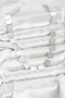 Square Plate Model Silver Color Women's Necklace - 2