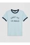 Crew Neck Los Angeles Printed Women's T-Shirt (S6) - 5