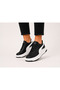 Men's Black and White Sneaker Thick Sole Casual Sports Shoes - 5