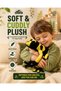 Poison Dart Frog Plush 24cm Soft Stuffed Animal Toy Realistic Yellow Black Amphibian Plush Wildlife Educational Nature Learning Gift for Kids Boys Girls Plush Collectors Animal Lovers - 2