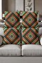 Digital Printed Soft Textured 4-Piece Throw Pillow Cover Set Krl0126