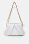 Women's White Chain Strap Soft Textured Daily Stylish Clutch Hand, Arm and Shoulder Bag - 3