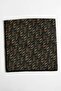 Women's Dark Khaki Striped Organic Cotton Soft Scarf - 2