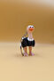 Keychain with Movable Ostrich Figure - Movable Keychain Bag Ornament Charm - 5