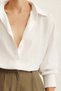 Cotton Linen Robe Oversize Comfortable Fit Long Women's Shirt - 2