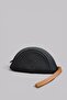 Mussel Straw Clutch Bag – Handmade Weave Design, Genuine Leather Wrist Strap Women's Bag - 4