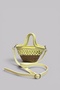 Siena Mini Women's Bag - Handmade Straw Textured Shoulder and Hand Bag with Leather Pouch