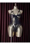 Midnight Bow Transparan Bodysuit