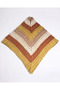 Hand Knitted 100% Cotton Triangle Shawl – Bohemian Style Cotton Shoulder Shawl 165 X 86 cm - 4