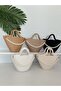 Capi̇çi̇no New Model Pearl Handle Zippered Hand and Shoulder Bag / Handmade Women's Bag - 6