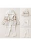 Waffle Textured 3-Piece Baby Girl Seasonal Set - 100% Cotton - 2