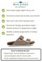 Unisex Women's and Men's Full Anatomical Comfort Sole Model Arizona Double-Strapped Buckle Comfortable Daily Slippers - 6