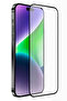 URR iPhone 15 Pro Max واقي شاشة زجاجي ثلاثي الأبعاد غير لامع من الراتنج - أسود