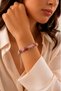 Pink Quartz Cracked Natural Stone Bracelet – Romantic Pink Tone Elastic Natural Stone Women's Jewelry, Accessory Suitable for Daily and Stylish Wear - 3