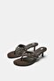 Heeled sandals with studs - 5