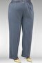 67046 Plus Size Zipper Detailed Airobin Pants Suit - Gray - 5
