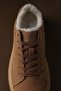 Genuine Leather Lace-Up Casual Sneaker Shoes Comfortable Casual Unisex Camel Hair - 4