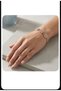 Stylish Rose Gold Zircon Stone Women's Steel Bracelet - 2