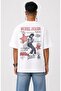Unisex Oversize Legend Michael Jackson Back Printed Crew Neck T-Shirt - 3