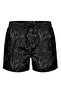 Large Size Water Repellent Digital Printed Men's Beach Sea Shorts Swim Trunks // 412-Black - 3