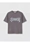Nevavm Men's T-Shirt with Oval Collar and Printed Design - 5