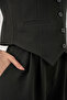 Women's Vest Pants Double Suit 30091 - Black - 4