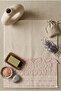 3-Piece Dowry Set with Rose Patterned Velvet Hand and Face Towels 50X90 cm - 6