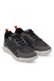 Comfortable Lace-Up Casual Sports Shoes Dark Gray Men's Sneaker Red - 2