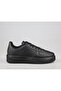 Comfortable Lace-Up Casual Sports Shoes Unisex Comfortable Sneaker Black