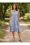 Blue Color Melis Muslin Dress - 2