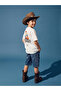 Crew Neck Toy Story Printed Boys' T-Shirt - 3