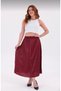 Pleated Midi Skirt High Waist Elastic Casual & Stylish Women's Skirt - 2