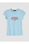 Two Mt Shop Quality Text Printed 100% Cotton Women's T-Shirt - 5