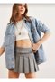 Women's Light Blue Oversized Denim Shirt Jacket – a Must-Have for Urban Style 💙 ✨ - 4