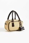 Women's Straw Bohemian Hand and Shoulder Bag, Long Strap Bag with Mini Wallet Accessory (Length 11 cm Width 22 cm) - 3