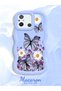 Poco C55 Compatible Case Camera Protector Blue Silicone Couple Phone Case Butterfly Pattern - 2