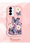 Samsung Galaxy A36 5g Compatible Case Camera Protector Pink Silicone Couple Phone Case Butterfly Pattern - 2