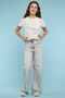 Typography Print T-Shirt with Crew Neck and Short Sleeves - 3