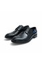 Men's Classic Shoes Made of Patent Leather and Matte Leather with Laces and Pvc Soles, Suitable for Bridal Suits and Suit Bottoms. - 6