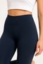 High Waist Comfortable Sports Daily Use Yoga Leggings Women's Navy Blue - 3