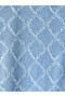 Indigo Crew Neck Patterned Jean Dress - 3
