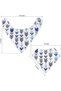 3 in 1 Infant Gift Set | 1 x Swaddle Blanket Wrap for Boys and Girls | 1 x Adjustable Anti Scratch Baby Mittens | 1 x Cute Baby Bib | Ideal for Newborns Infants Birth Preparation - 2