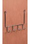 Luxury Thermoplastic Coated 4-Hook Bathroom Corner Shelf Shower Hanger under Shampoo Holder Washcloth Pouch Hanger 20X18
